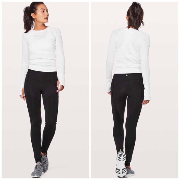 lululemon athletica Pants - LULULEMON All The Right Places Black Leggings Pants 10